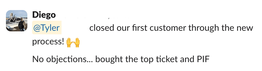 Client win